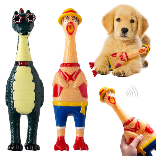 Latex Squeaky Chicken Toys