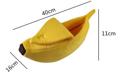 Banana Shaped Cozy Bed